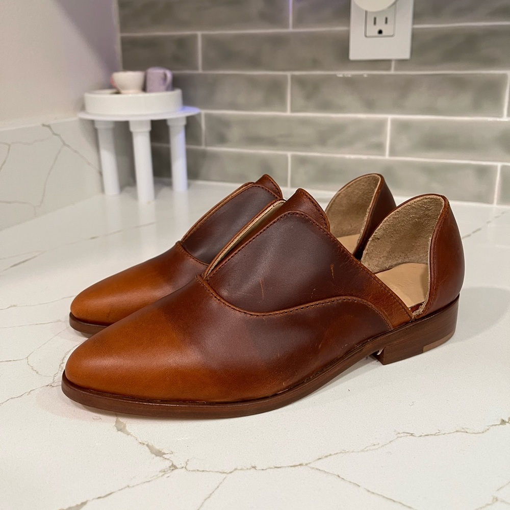 Nisolo Emma d’Orsay WOxford. Women’s size 5 Color Brown - Picture 2 of 11